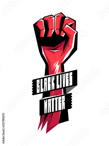 Black lives matter protest poster