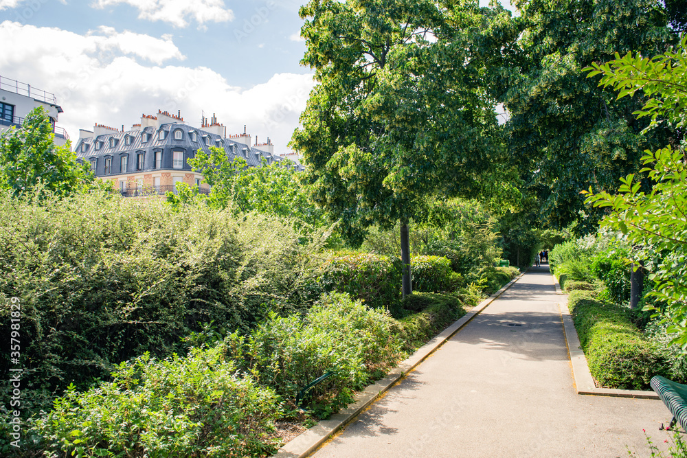 Coulée Verte park in Paris Coulée Verte park in Paris