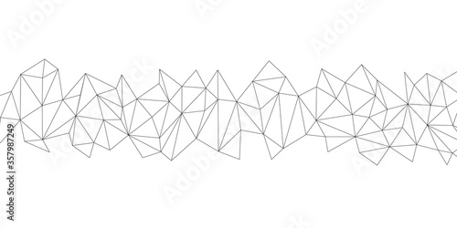 立体　三角　線　背景