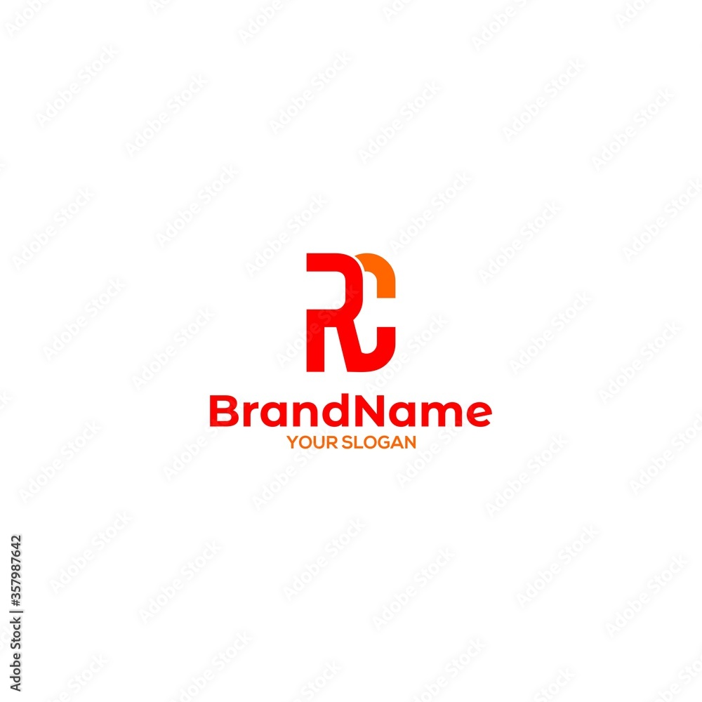 Monogram RC Logo Design Vector Monogram RC Logo Design Vector