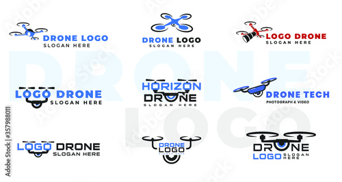 DRONE PHOTOGRAPHY LOGO BUNDLE