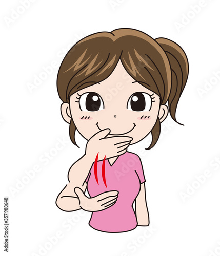 国際手話・ありがとう（女性）