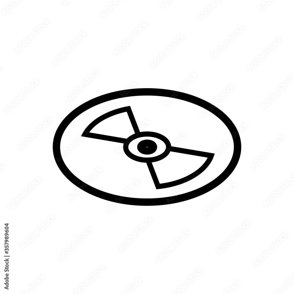 disk icon logo illustration design disk icon logo illustration design