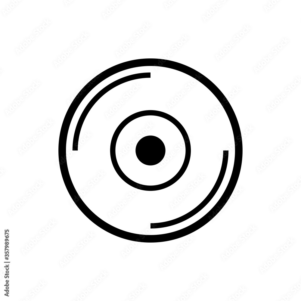disk icon logo illustration design disk icon logo illustration design