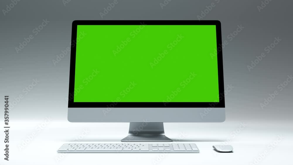 Clean Green Screen Computer for Presentation e business Blog or Game Applications. Motion Monitor with Chroma Key for Advertising Mockup Freelance Site. Desktop Greenscreen Background Closeup Nobody Clean Green Screen Computer for Presentation e business Blog or Game Applications. Motion Monitor with Chroma Key for Advertising Mockup Freelance Site. Desktop Greenscreen Background Closeup Nobody
