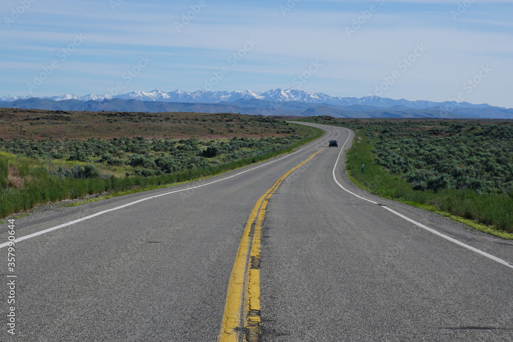 Road in Idaho - United States