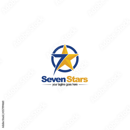 Seven Stars company logo design