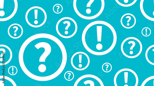 Questions and answers background