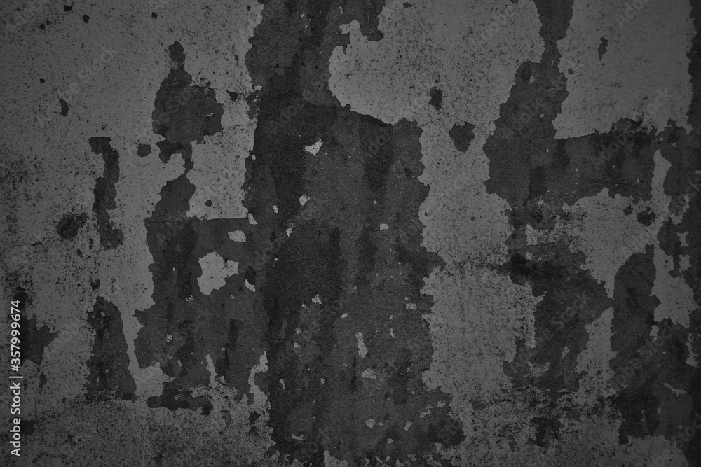 Background texture old black. Dark wallpaper concrete. Abstract grange and gray. Design wallpaper style vintage.. .