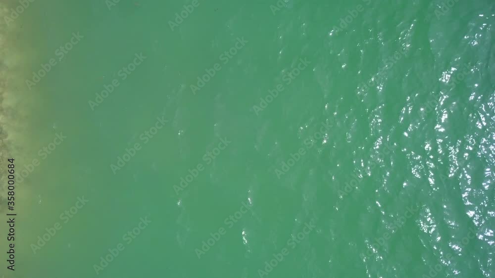 Never endless water surface view, static lockdown shot Never endless water surface view, static lockdown shot
