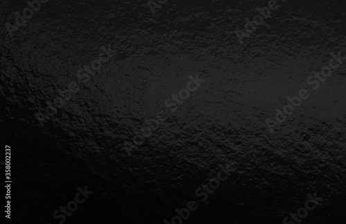 Black foil gradient texture background with uneven surface