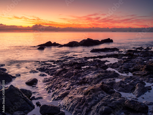 Golden Seaside Sunrise