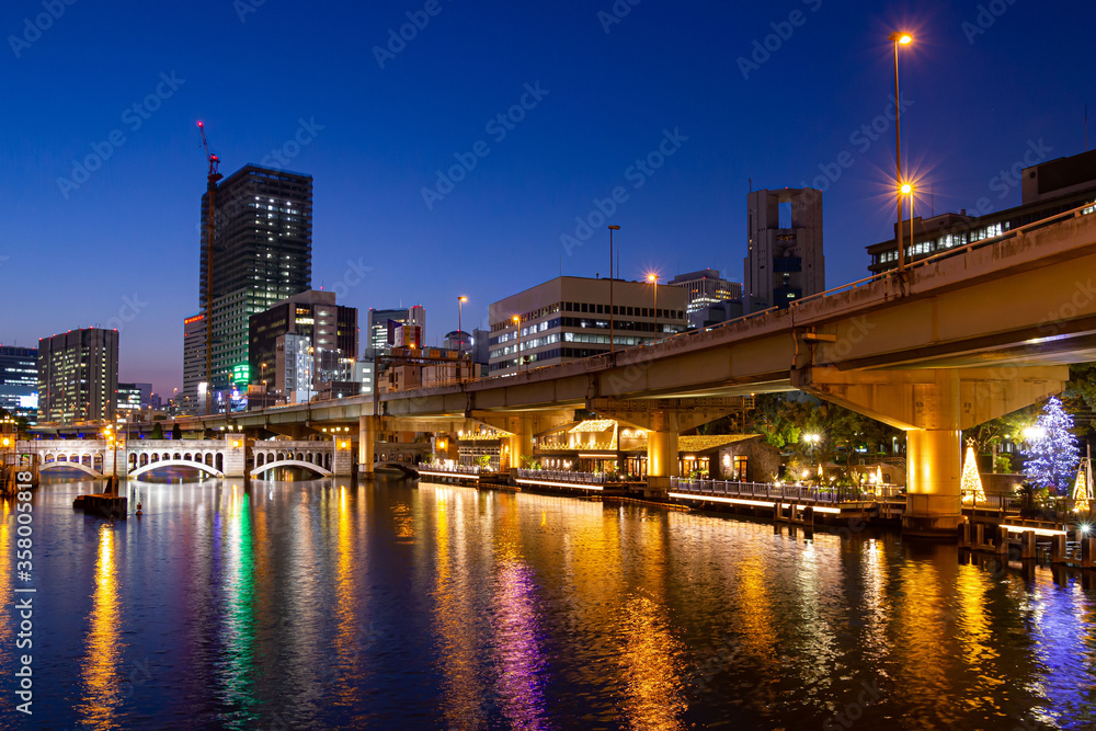 堂島川の夜景