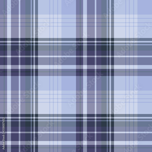 Seamless pattern in evening light and dark violet colors for plaid, fabric, textile, clothes, tablecloth and other things. Vector image.