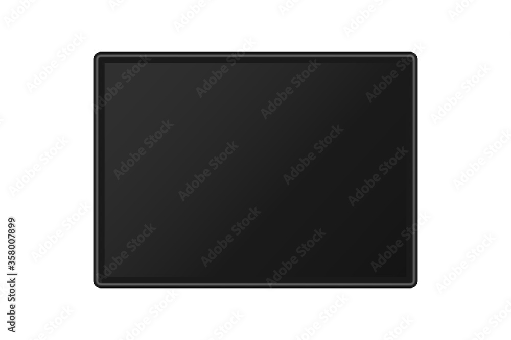 Blank Picture Frame or Tv Screen Isolated On White Background. Vector Blank Picture Frame or Tv Screen Isolated On White Background. Vector