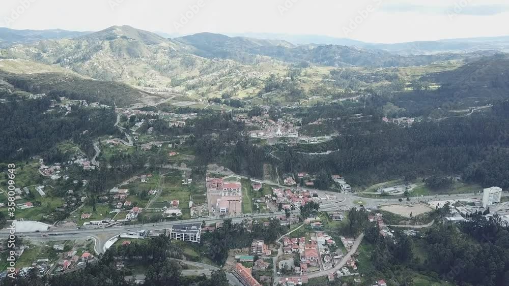 Cityscape of Cuenca, Ecuador (aerial photography) Cityscape of Cuenca, Ecuador (aerial photography)
