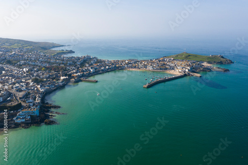 Aerial photograph of St Ives, Cornwall, England © Tim
