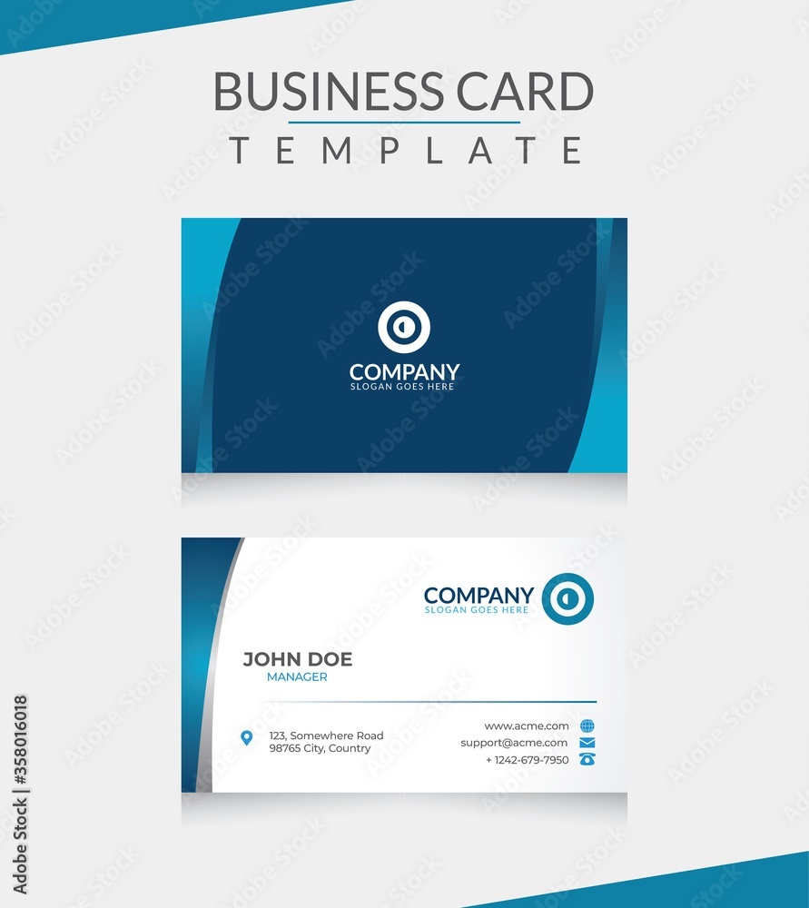 Simple Elegant Business Card Branding Company Simple Elegant Business Card Branding Company