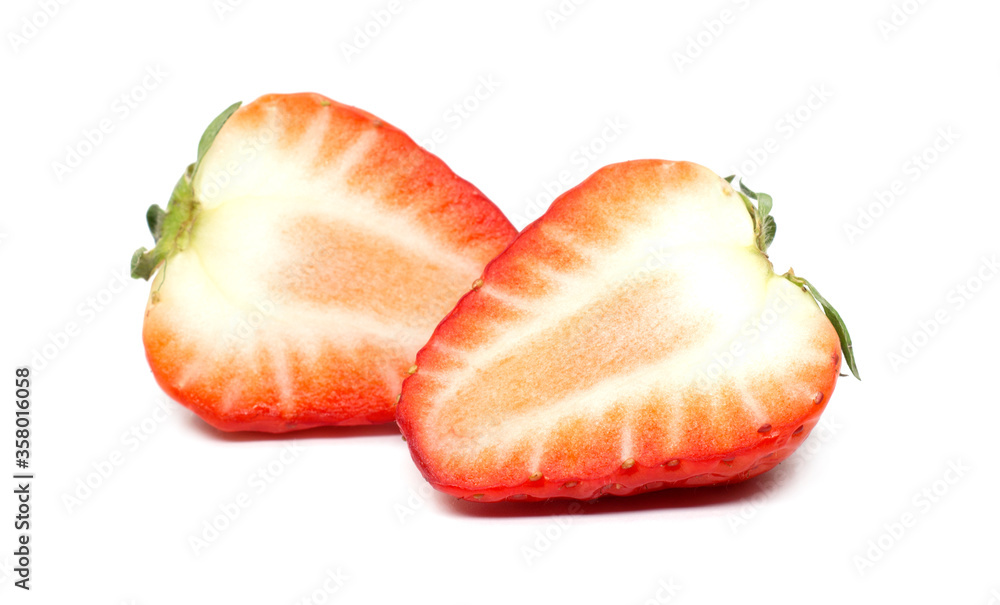 strawberry isolated on white background