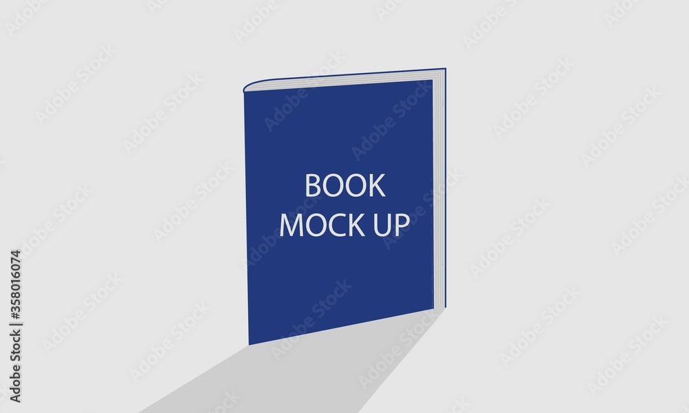 Book cover mockup design vector Book cover mockup design vector