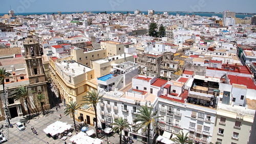 The City of Cadiz Spain Andalusia from the perspective of different viewpoints