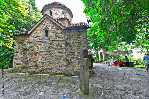 Palace in Balchik, located on the Bulgarian Black Sea coast in South Dobrudja. The official name is the Quiet Nest Palace. It was built when this territory belonged to Romania, for the needs of Queen  photo