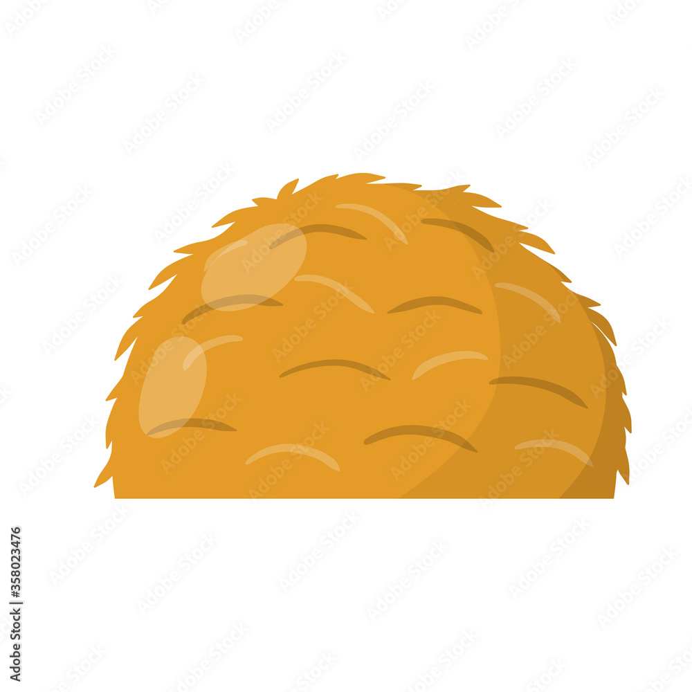 Sheaf of wheat ears. Rural crop. Autumn rustic element. Rustic Cartoon flat illustration. Bunch of harvest haystack isolated on white background Sheaf of wheat ears. Rural crop. Autumn rustic element. Rustic Cartoon flat illustration. Bunch of harvest haystack isolated on white background