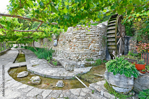 Palace in Balchik, located on the Bulgarian Black Sea coast in South Dobrudja. The official name is the Quiet Nest Palace. It was built when this territory belonged to Romania, for the needs of Queen  photo