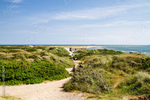 Fotografie, Obraz GRENEN, DENMARK - JULY 12: The northmost point of Denmark which is called Grenen or The Branch on July 12, 2011 in Grenen, Denmark