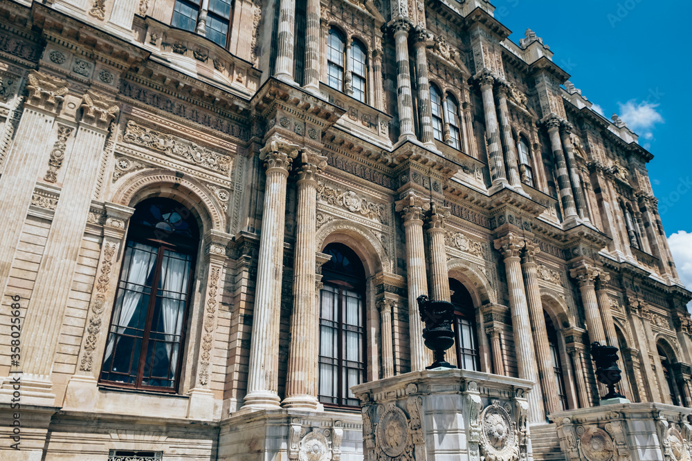 Dolmabahce Palace is one of the most glamorous palaces in the world, Istanbul, Turkey.