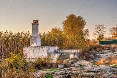 Buky Canyon and Hirskyi Tikych river in Ukraine