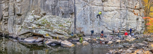 Buky Canyon and Hirskyi Tikych river in Ukraine