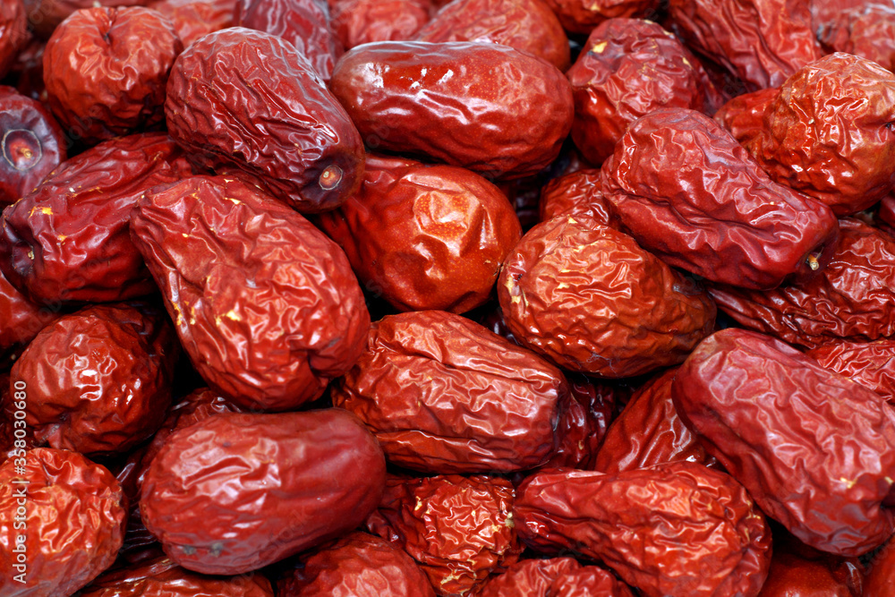 dried dates on a white background dried dates on a white background