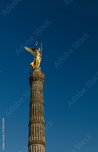 Berlin, Germany, 9th August 2017, Siegessaule Victory Column photo