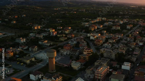 Ardore Marina in Calabria. Vista aerea photo