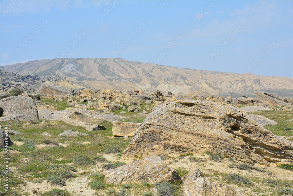 Désert du Gobustan Azerbaïdjan