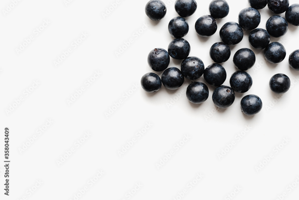 turn on a white background, wild plum, fresh berries turn on a white background, wild plum, fresh berries