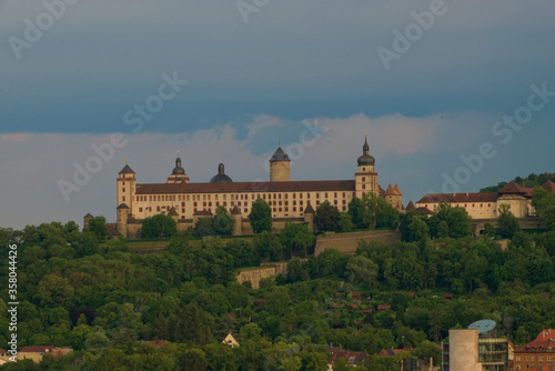 Ausblick über Würzburg, Deutschland