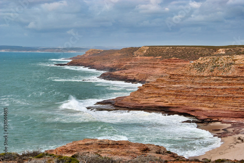The coast line of Kalbarri National Park, Western Australia.