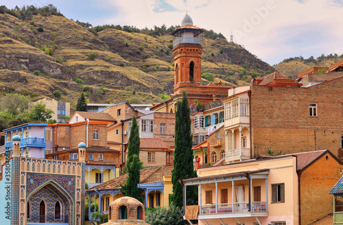 The Oldtown of Tbilisi, Tiflis, the Capital of Georgia in Eurasia, Asia