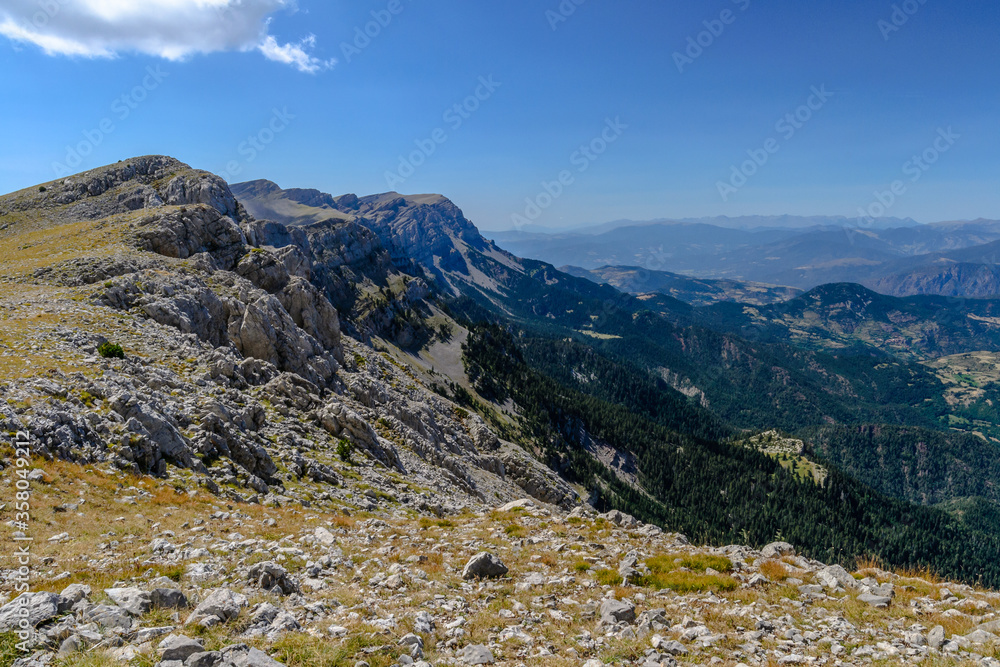 Mountain landscape in Spain (Catalan Pyrenees, Cadi-Moixero Natural Park)