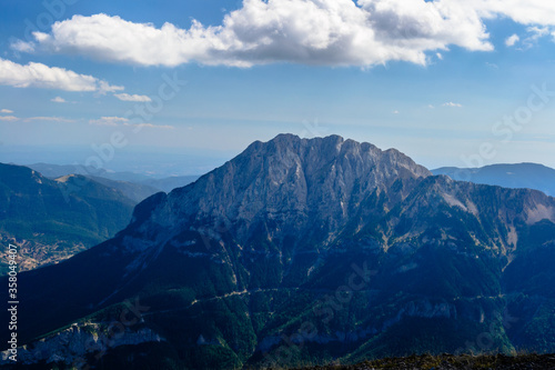 Fototapeta Naklejka Na Ścianę i Meble -  The Mountain of Pedraforca, in the Catalan Pyrenees (Spain).