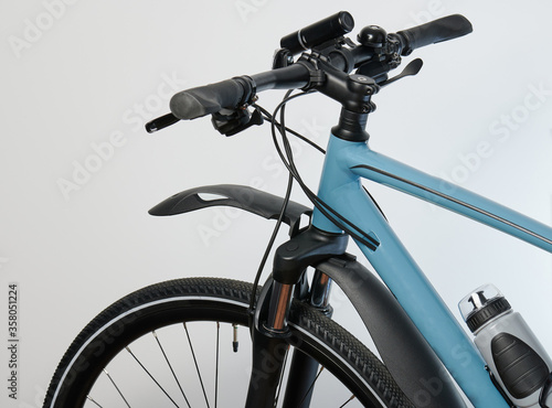 Front part of modern bicycle