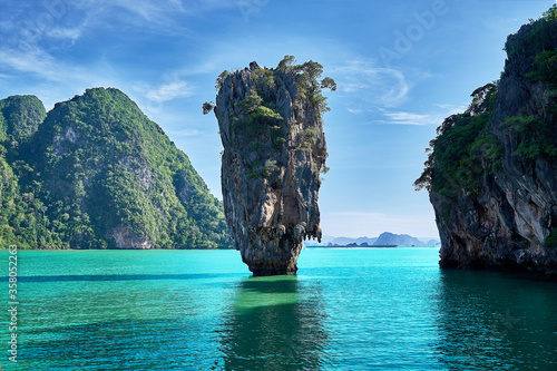 Beautiful landscape of James Bond Island-Koh Tapu, Phang Nga Bay,Thailand © SSV-Photo