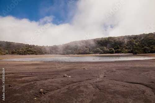 Costa Rica. Irazu volcano - Crater lake.