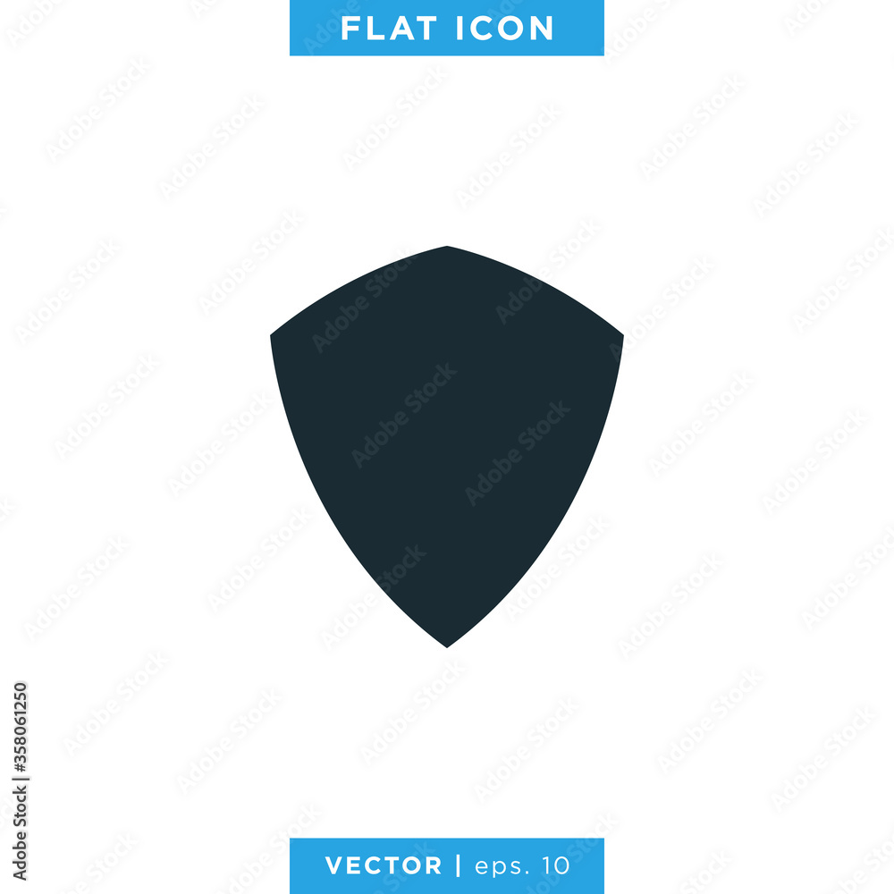 Shield icon logo design template Shield icon logo design template