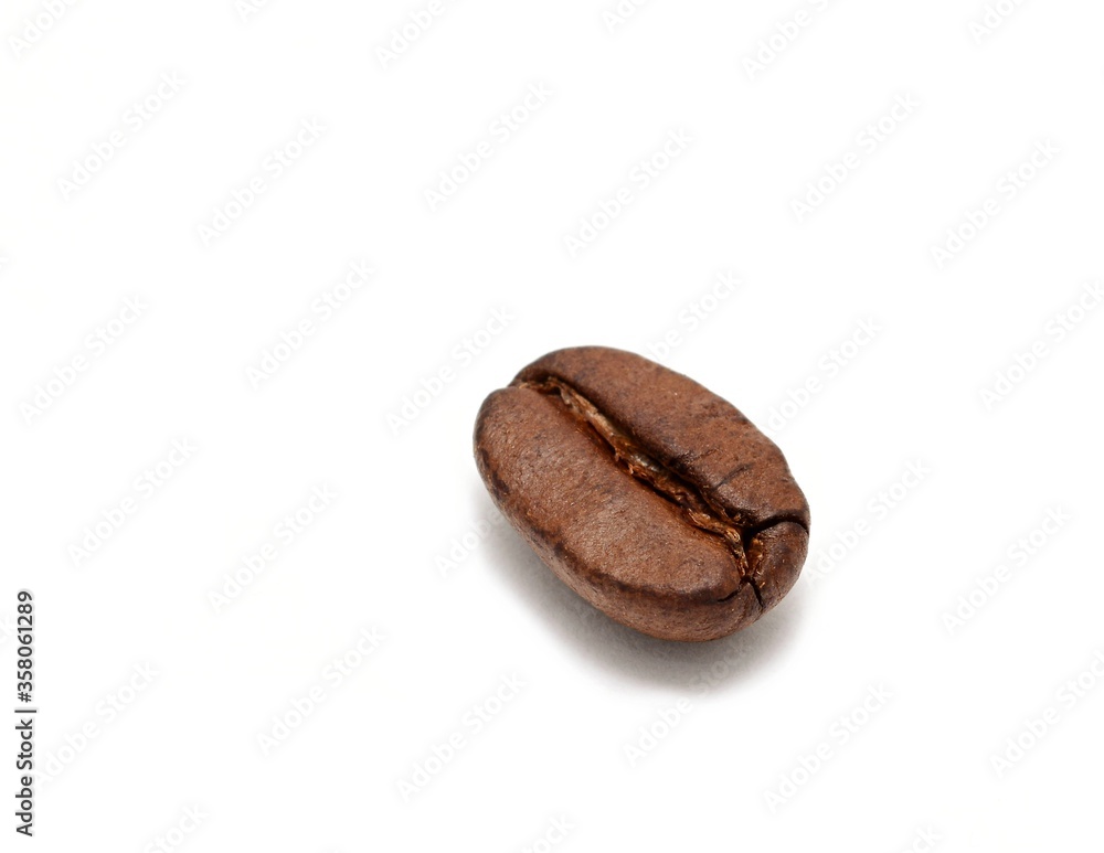 Coffee bean on white background. Coffee bean on white background.