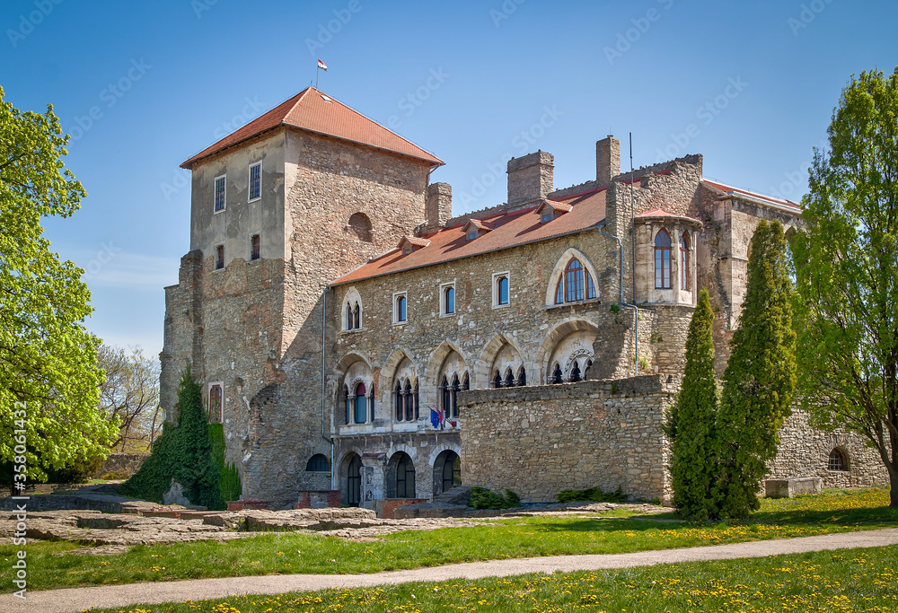 Medieval castle in Tata,Hungary