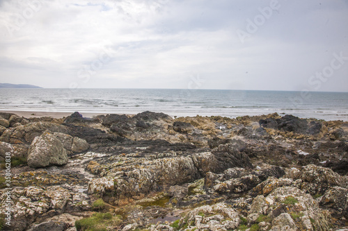 rocky coast of the sea