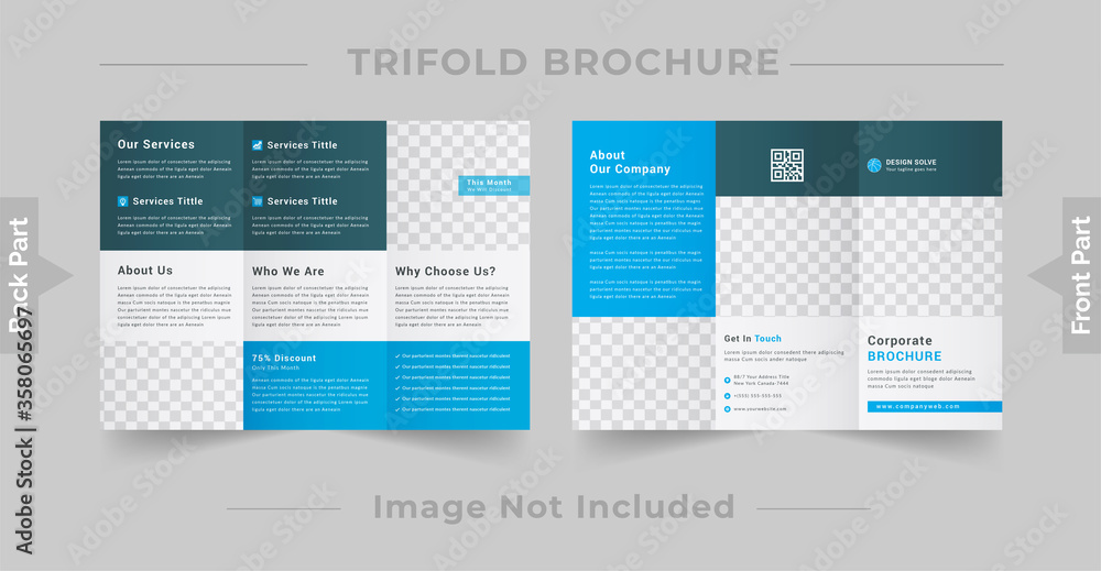 Corporate Trifold Brochure Design 